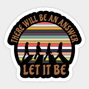 Let It Be Sticker